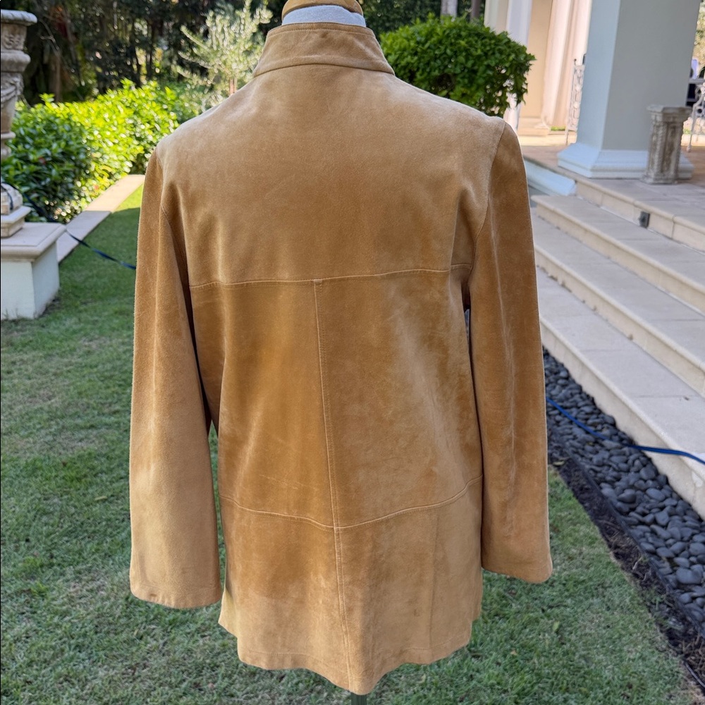 Loro Piana Camel Suede Leather Jacket - Picture 13 of 13